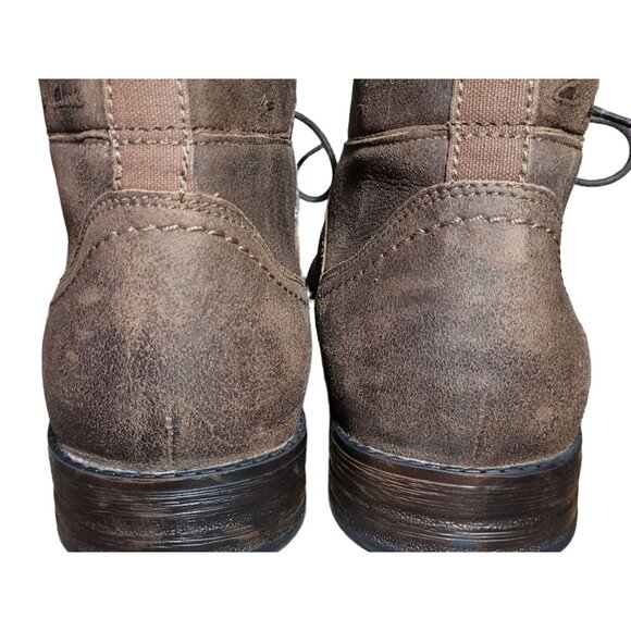 Clark's Chukka Ankle Desert Boots Men's Size 13M Dark Brown Leather Preowned - Picture 9 of 12